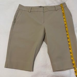 Theory khaki shorts.